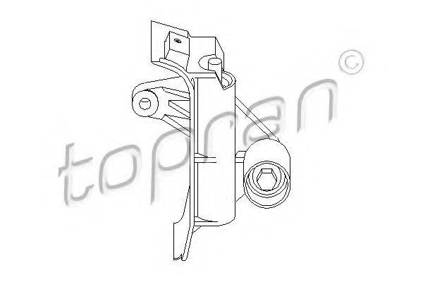TOPRAN 109141 Пристрій для натягу ременя, ремінь ГРМ