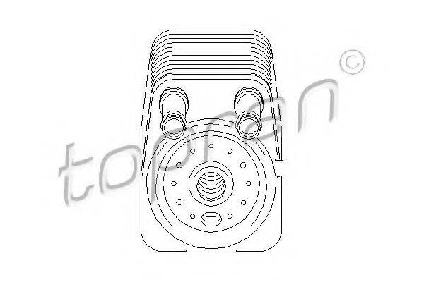 TOPRAN 112203 масляний радіатор, моторне масло
