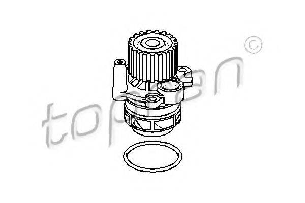 TOPRAN 109038 Водяний насос