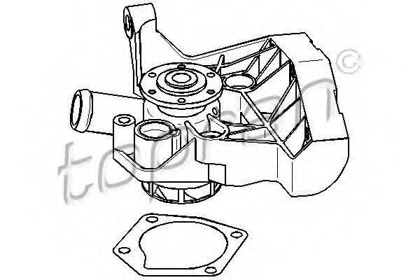 TOPRAN 109948 Водяний насос