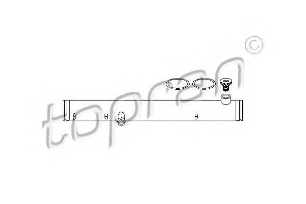 TOPRAN 108843 Трубка охолоджувальної рідини