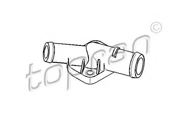 TOPRAN 107309 Фланець охолоджувальної рідини