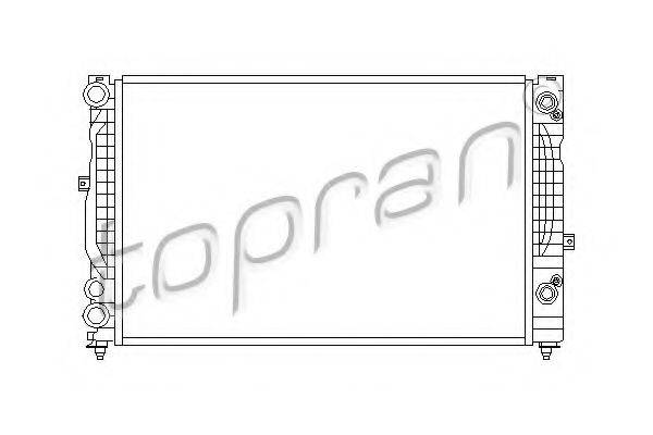 TOPRAN 112222 Радіатор, охолодження двигуна