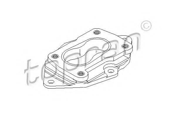 TOPRAN 100962 Фланець, карбюратор