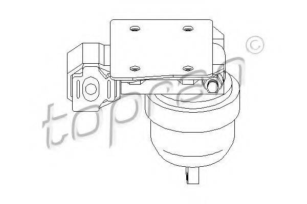 TOPRAN 107963 Підвіска, двигун