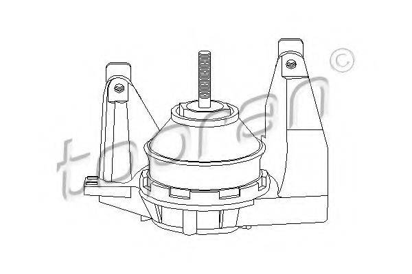 TOPRAN 103730 Підвіска, двигун