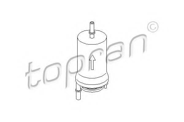 TOPRAN 109656 Паливний фільтр