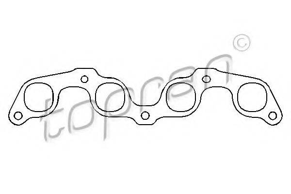 TOPRAN 100624 Прокладка, випускний колектор
