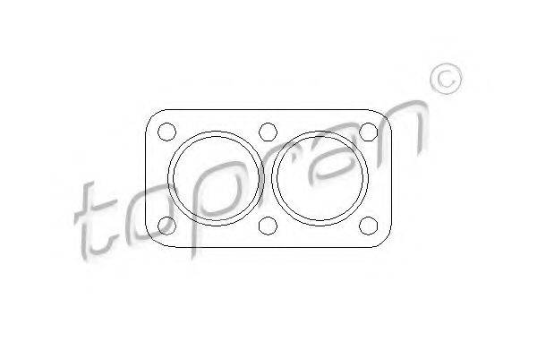 TOPRAN 104202 Прокладка, труба вихлопного газу