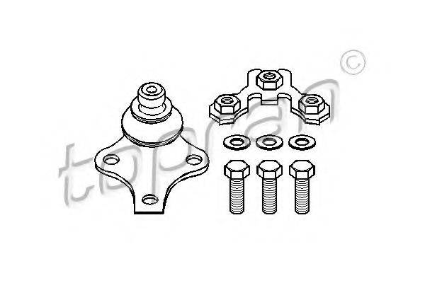 TOPRAN 102781 несучий / напрямний шарнір