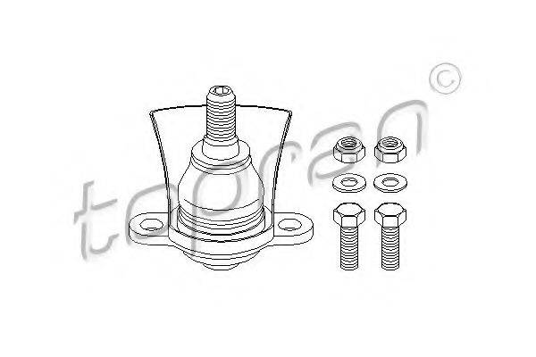 TOPRAN 109317 несучий / напрямний шарнір