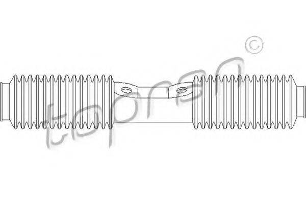TOPRAN 103620 Пильовик, рульове управління
