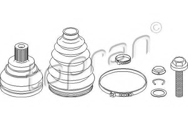 TOPRAN 108111 Шарнірний комплект, приводний вал