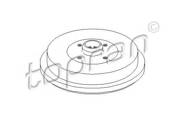 TOPRAN 103513 Гальмівний барабан