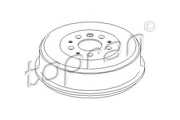 TOPRAN 104083 Гальмівний барабан