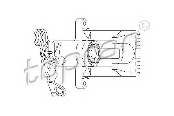 TOPRAN 110285 Гальмівний супорт
