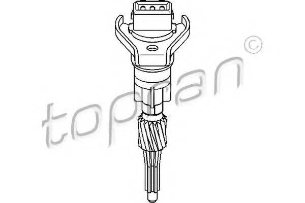 TOPRAN 108728 Датчик, ділянка колії