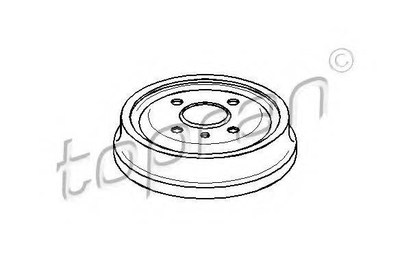 TOPRAN 200931 Гальмівний барабан
