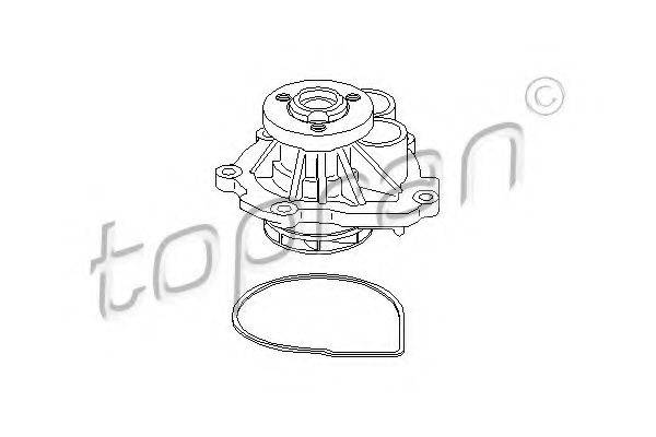 TOPRAN 207158 Водяний насос