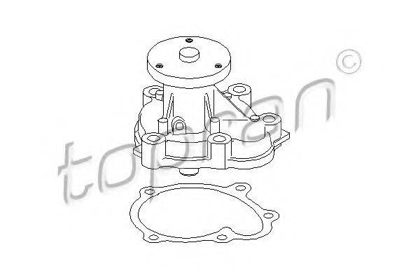 TOPRAN 206667 Водяний насос