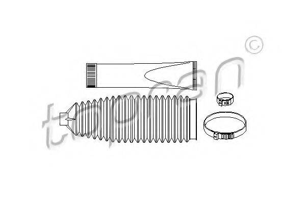 TOPRAN 207164 Комплект пильника, рульове керування