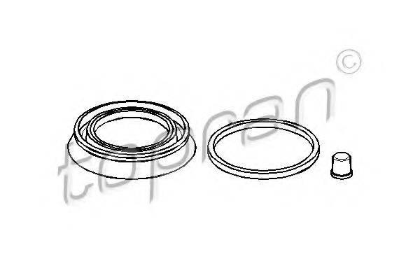 TOPRAN 202443 Ремкомплект, гальмівний супорт