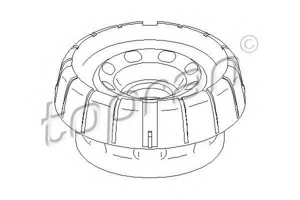 TOPRAN 207501 Опора стійки амортизатора
