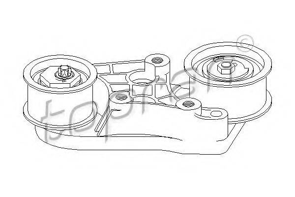 TOPRAN 205847 Натяжний ролик, ремінь ГРМ