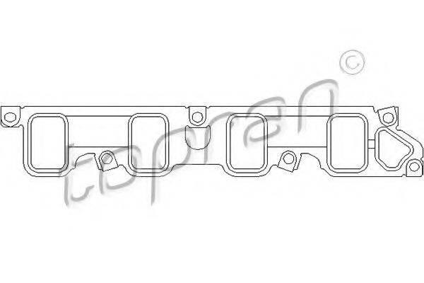 TOPRAN 302550 Прокладка, впускний колектор