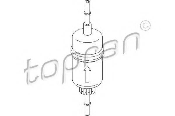 TOPRAN 302128 Паливний фільтр