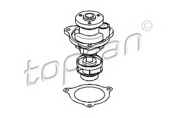 TOPRAN 302224 Водяний насос