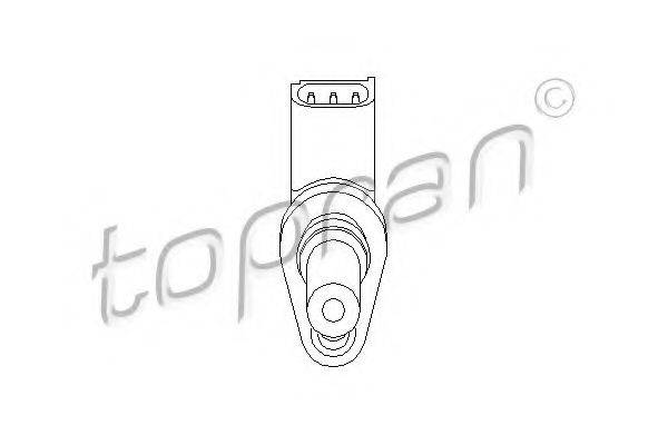 TOPRAN 302667 Датчик частоти обертання, керування двигуном