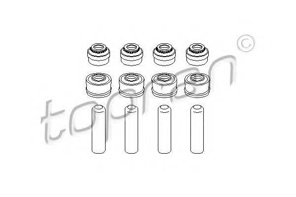 TOPRAN 401122 Комплект прокладок, стрижень клапана