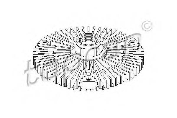 TOPRAN 401185 Зчеплення, вентилятор радіатора