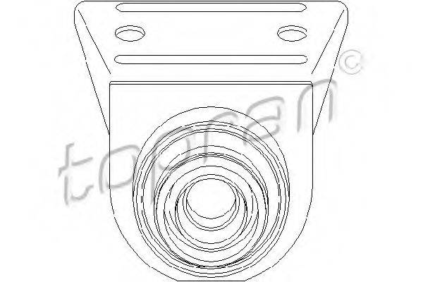 TOPRAN 401839 Підвіска, карданний вал