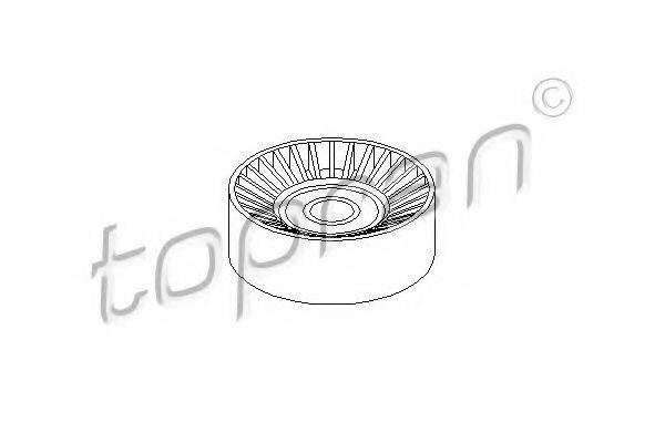 TOPRAN 501229 Паразитний / провідний ролик, полікліновий ремінь