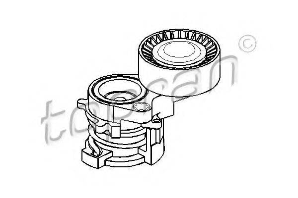 TOPRAN 501139 Натягувач ременя, клинового зубча