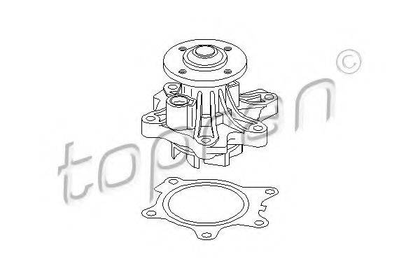 TOPRAN 501076 Водяний насос