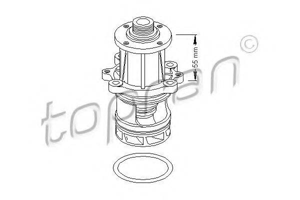 TOPRAN 500317 Водяний насос