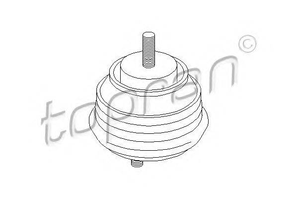 TOPRAN 500272 Підвіска, двигун