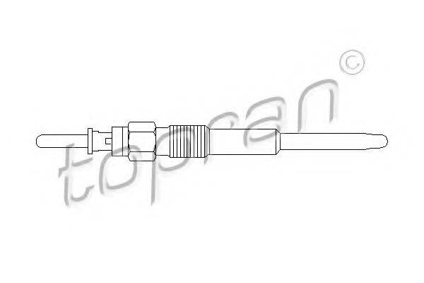 TOPRAN 500640 Свічка розжарювання