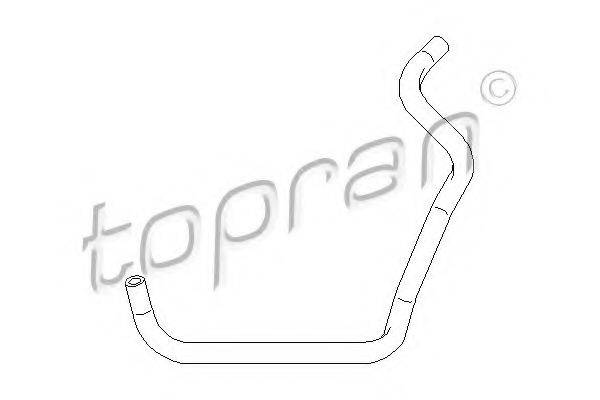 TOPRAN 501260 Шланг радіатора
