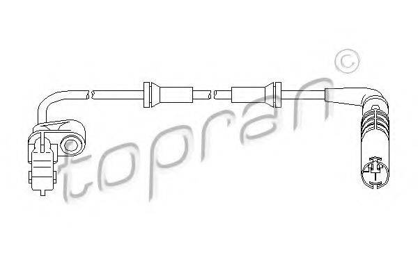 TOPRAN 501236 Датчик, частота обертання колеса