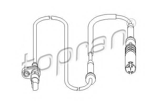 TOPRAN 501238 Датчик, частота обертання колеса