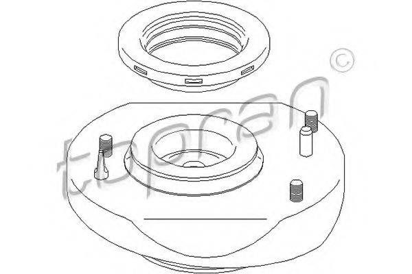 TOPRAN 700358 Опора стійки амортизатора