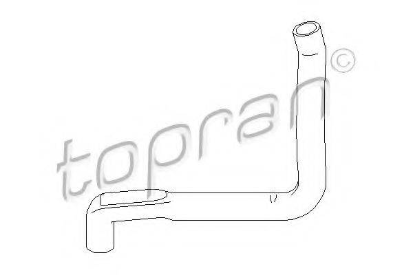 TOPRAN 700519 Шланг радіатора