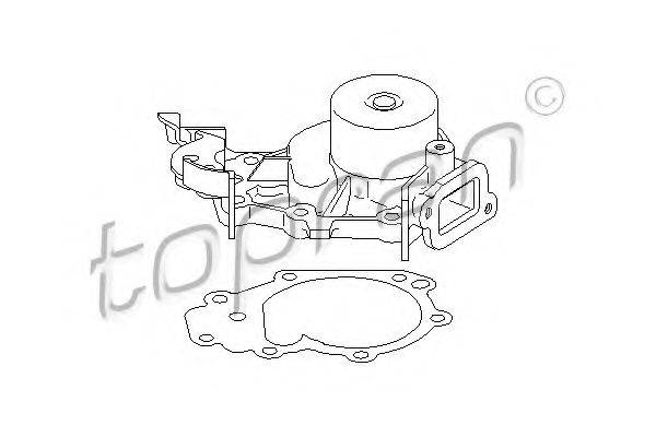 TOPRAN 700420 Водяний насос