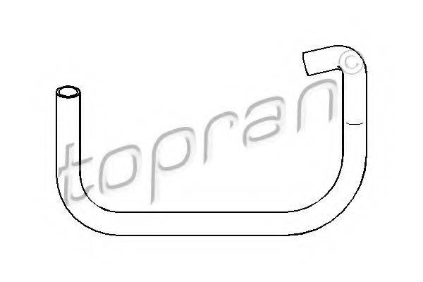 TOPRAN 721436 Шланг радіатора