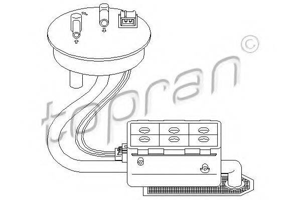 TOPRAN 721471 Паливний насос