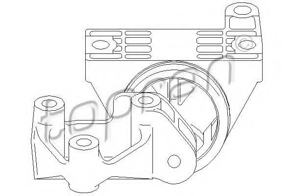 TOPRAN 722092 Підвіска, двигун